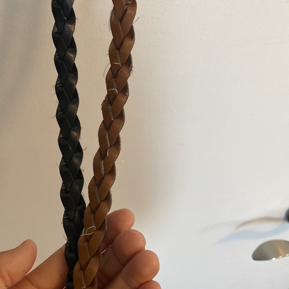 Brown Braided Belt - Picture 2 of 2